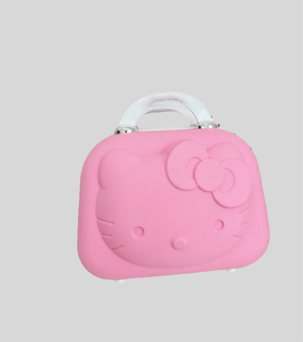 Pink makeup case